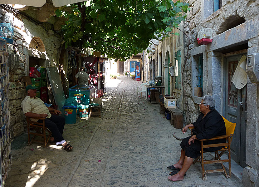 Byn Mesta på Chios.