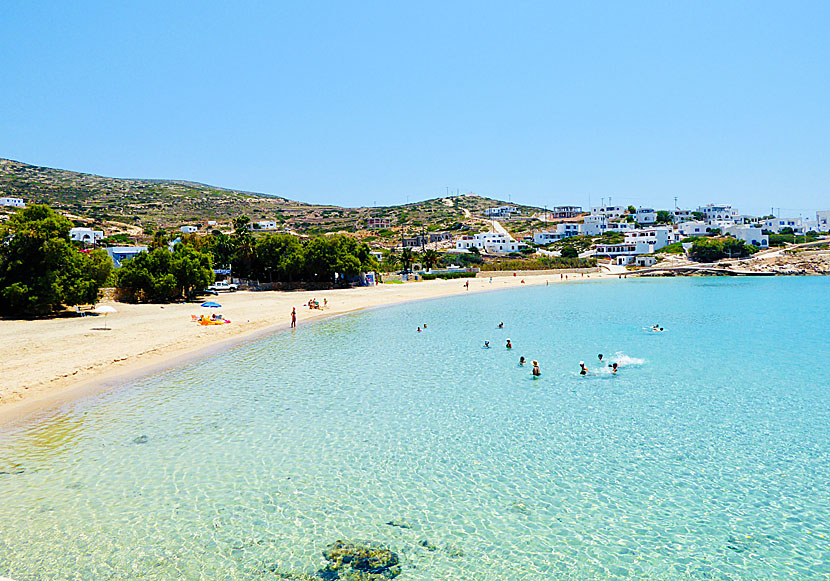Stavros beach på Donoussa i Grekland.