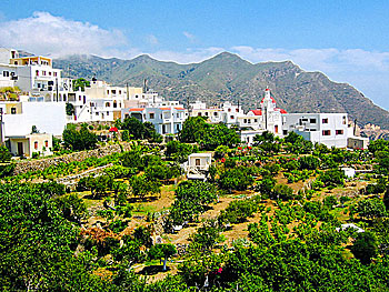 Byarna Spoa och Agios Nikolaos på Karpathos.