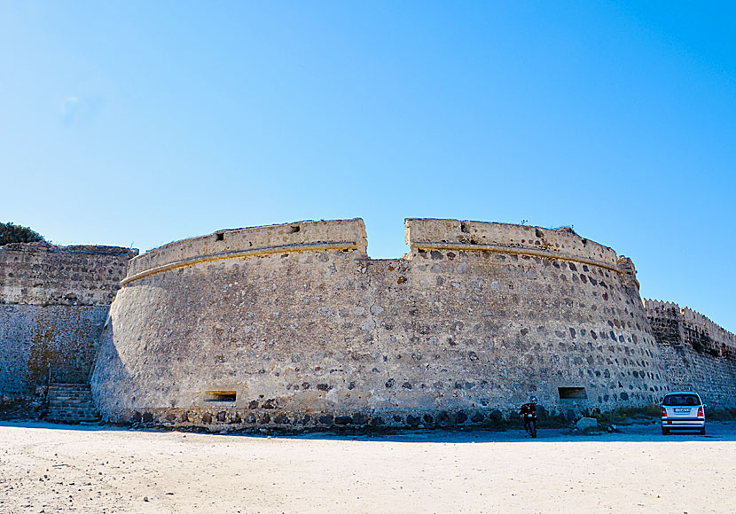 Antimachia Castle nära flygplatsen på Kos i Grekland.