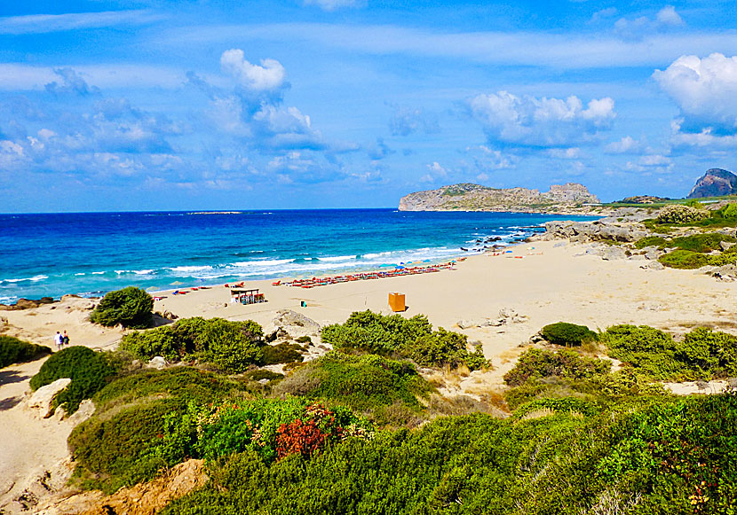 Missa inte Falassarna beach när du reser till västra Kreta.