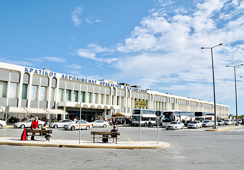 Heraklions internationella flygplats Nikos Kazantzakis.