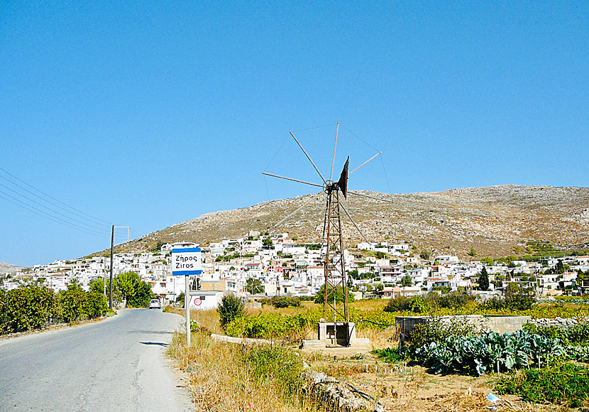 Ziros och Zirosplatån nära den medeltida byn Etia och Xerokambos.
