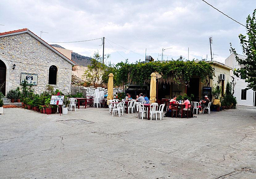 Olivmuseet och Taverna Athivoles i byn Chromonastiri på Kreta.