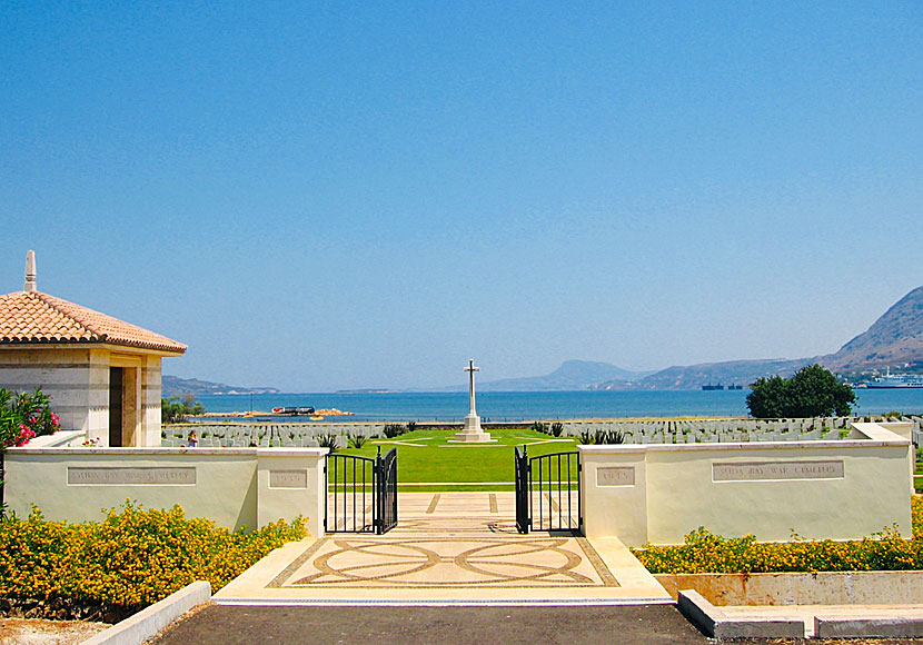 De allierades kyrkogård på Akrotirihalvön på Kreta.