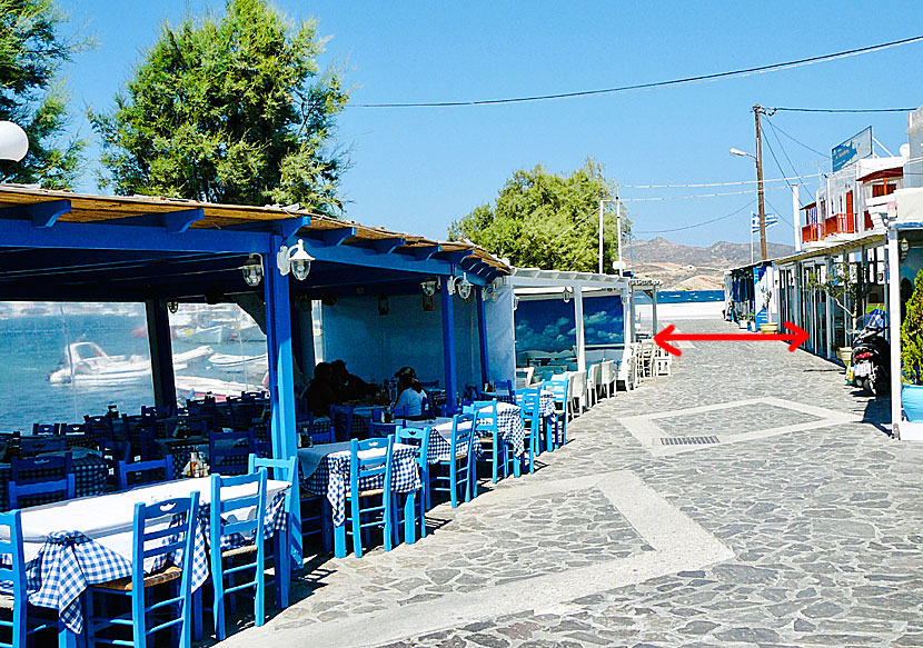 Armenaki Fish Taverna i Pollonia på Milos.