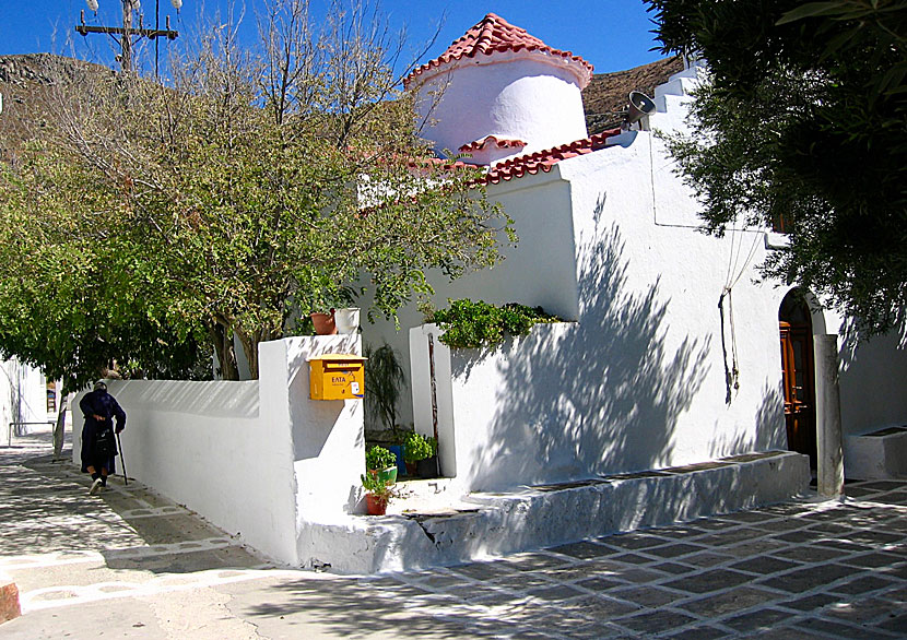 Church of Panagia på ön Serifos i Grekland.