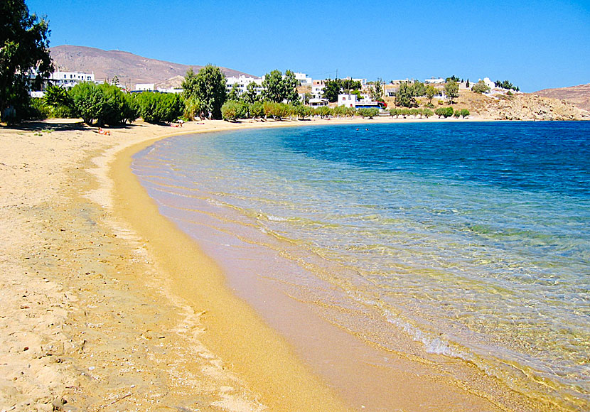 Livadaki beach på ön Serifos i Grekland.