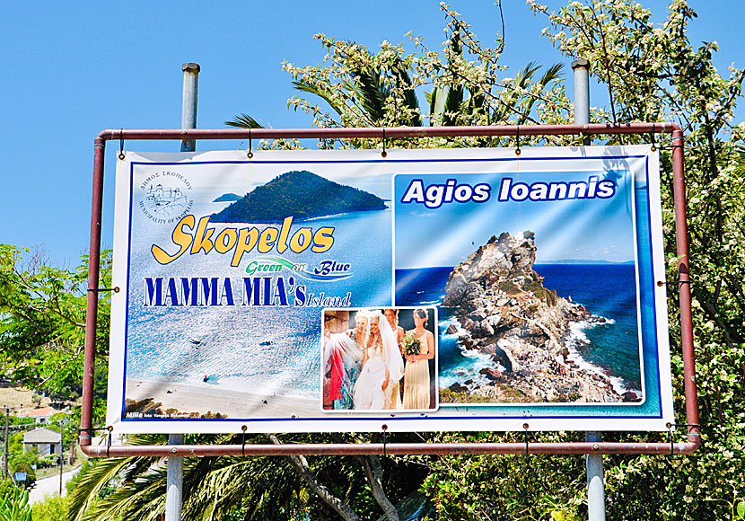Mamma Mia Abba Agios Ioannis church Skopelos.