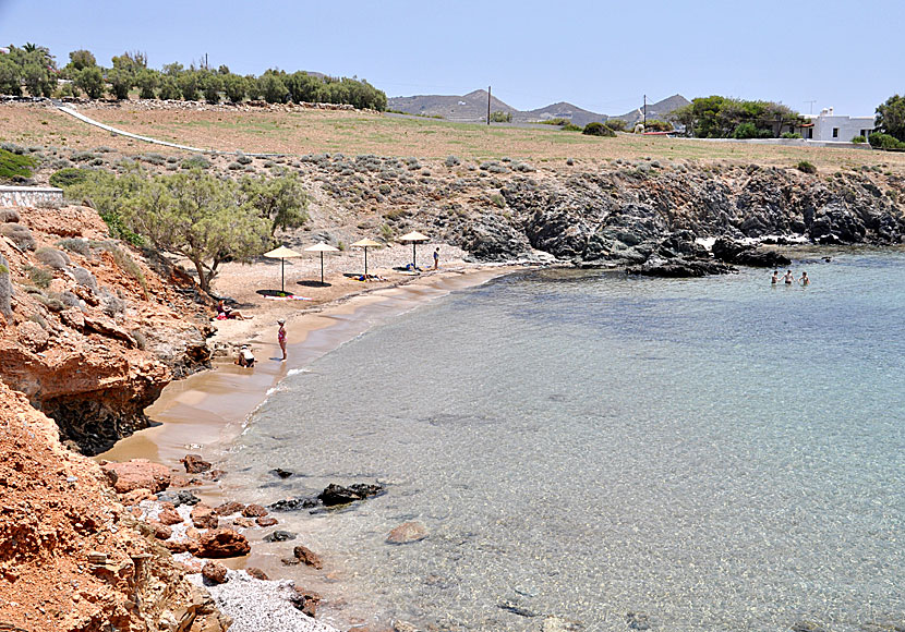Kokkina beach på Syros.