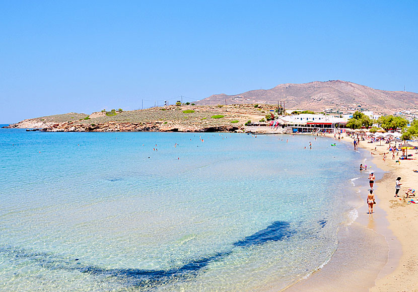 Agathopes nära Komito beach och byn Posidonia på Syros.