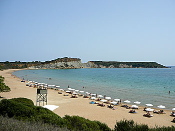 Gerakas beach på Zakynthos.