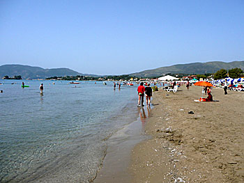 Laganas beach på Zakynthos.
