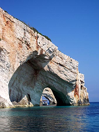 Blue Cave. Zakynthos.