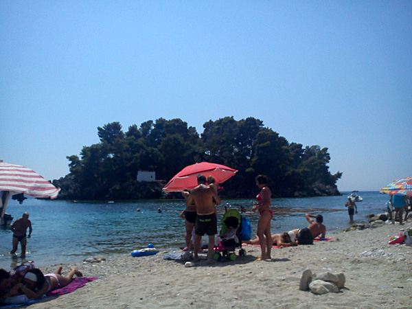 Parga beach.