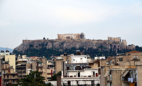 Acropolisklippan. Aten.