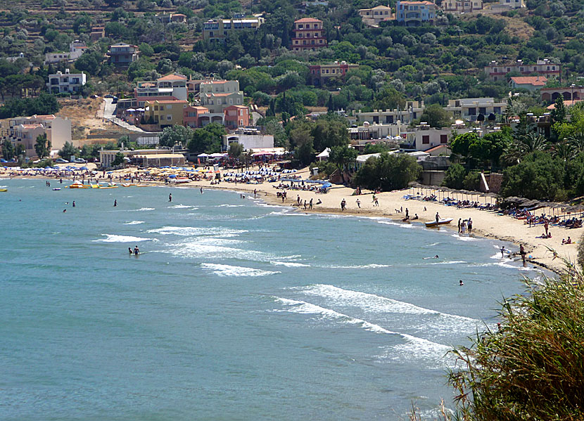 Karfas beach på Chios.