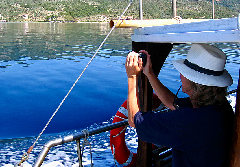 Utflykt till den Marina Nationalparken på Alonissos med utflyktsbåten Gorgona.   