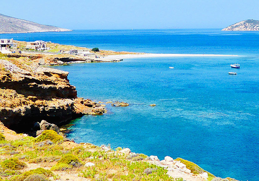 Agios Pavlos är den vackraste stranden på Amorgos.