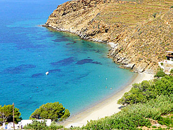 Levrossos beach på Amorgos.