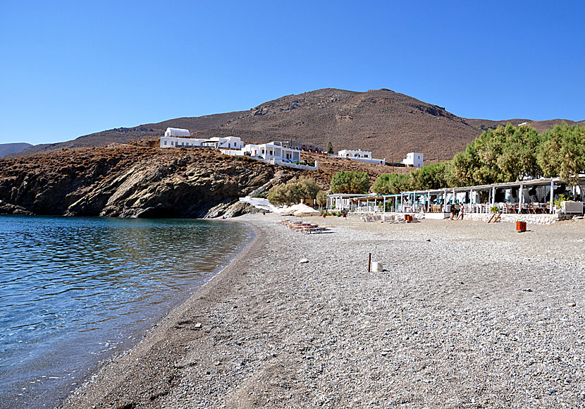 Livadia beach på Astypalea i Grekland.