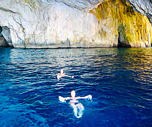 Grottor i Grekland.