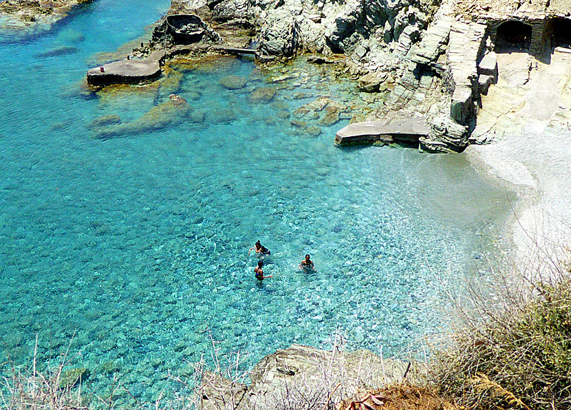 Galifos beach på Folegandros.