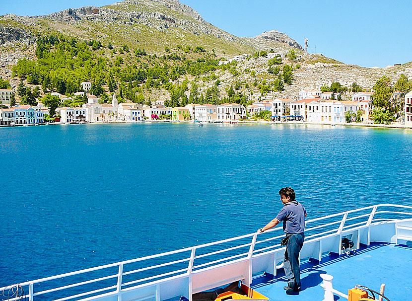 Resa med Blue Star Ferries mellan Rhodos och Kastellorizo i Grekland.