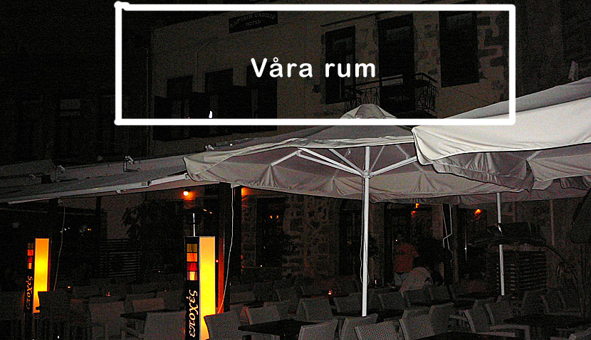 Noise from bars at the Captain Vassilis Hotel in Chania in Crete.
