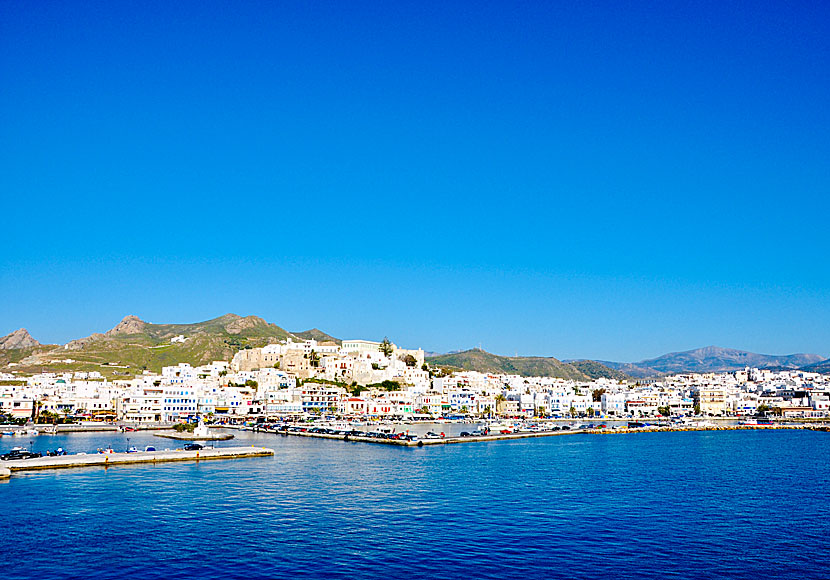 Naxos stad är en av de finaste byarna i Kykladerna.