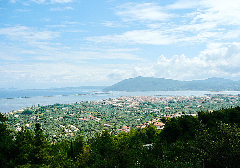 Vy över Lefkas stad.