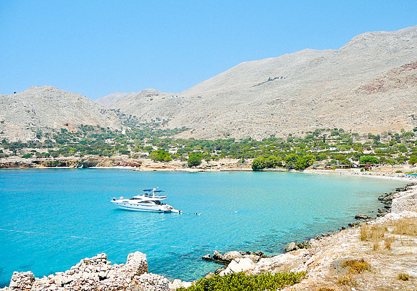 Pondamos beach på Chalki.