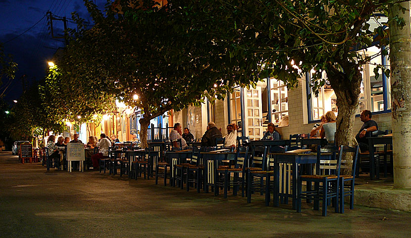 Bra restauranger i Paleochora på södra Kreta.