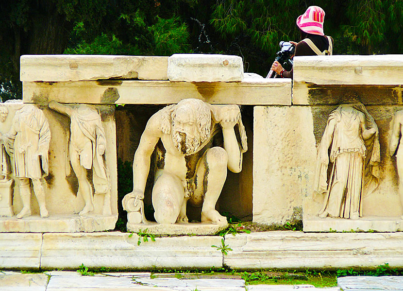 Vinguden Dionysos i Grekland.