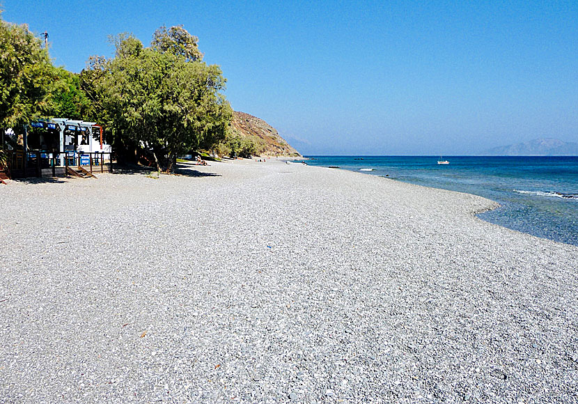 Missa inte Faros beach nära flygplatsen när du reser till Agios Kirikos på Ikaria.