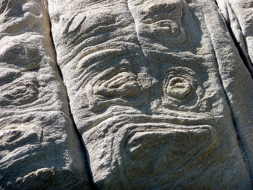 Klippformationerna på Ikaria ser nästan ut som statyerna på Påskön.