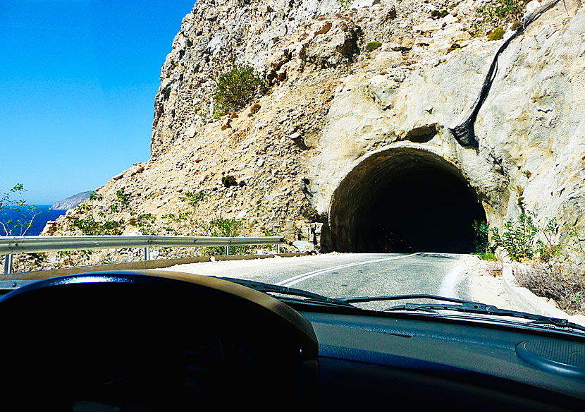Tunneln som går från Seychellerna till Magganitis på ön Ikaria.