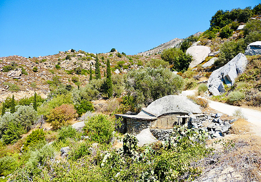 Anti-pirathus som ligger nära klostret Mavrianou på Ikaria.