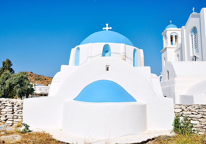 Agia Aikaterini church i Chora på Ios i Kykladerna.