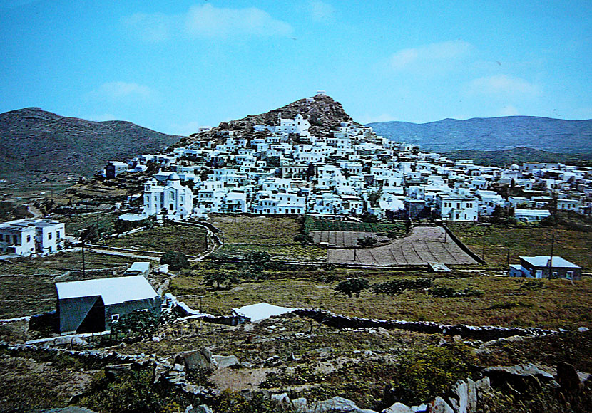 Chora på Ios i Kykladerna på 1970-talet.