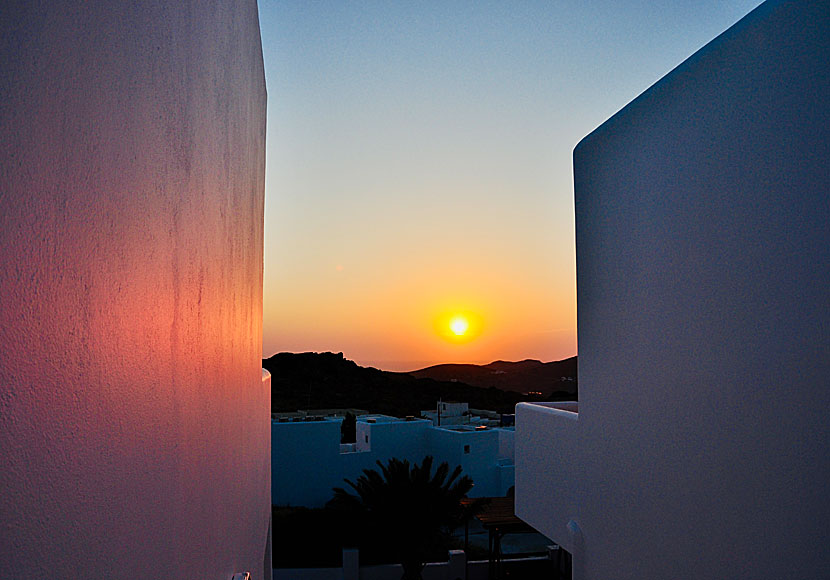 Solnedgången på Ios är en av de vackraste i hela Kykladerna.
