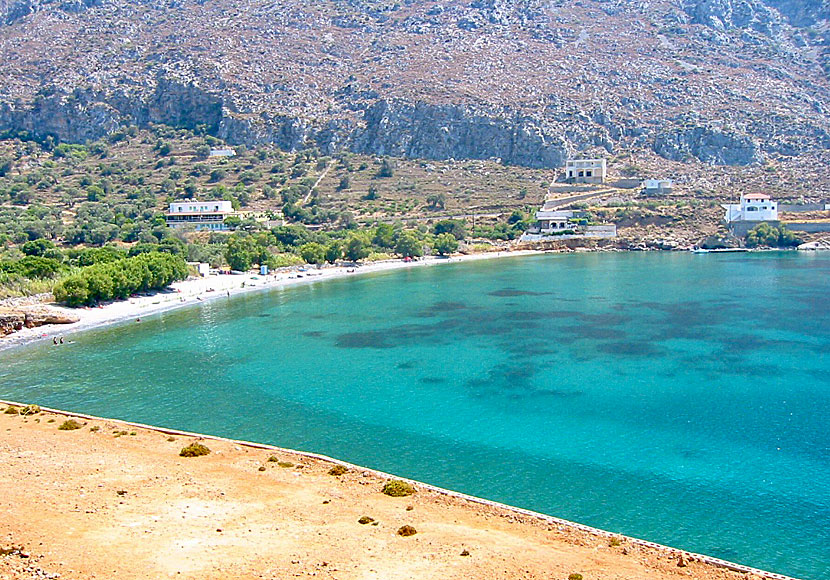 Arginonta beach på Kalymnos i Dodekaneserna.
