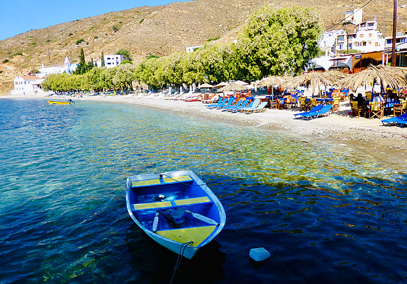 Emporios beach på Kalymnos.