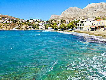 Kantouni beach på Kalymnos.
