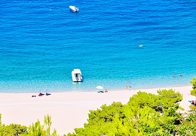 Apella beach på Karpathos är en av Greklands finaste stränder.