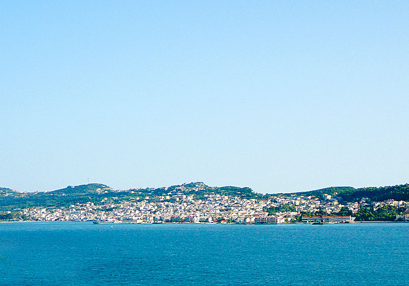 Argostoli på Kefalonia i Grekland.