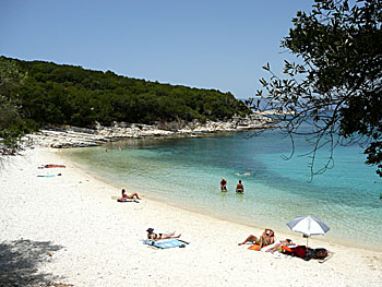 Emblisi beach på Kefalonia.