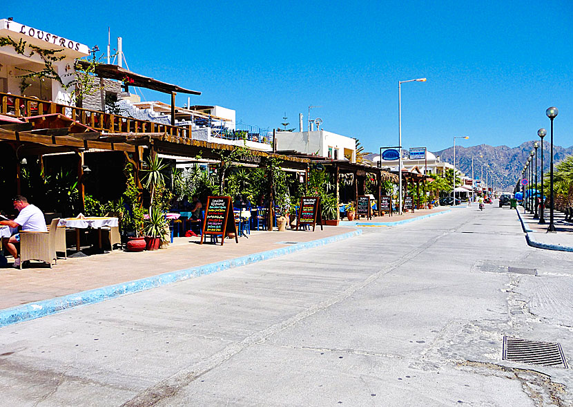 Den brittiska bargatan i Kardamena på Kos i Grekland.