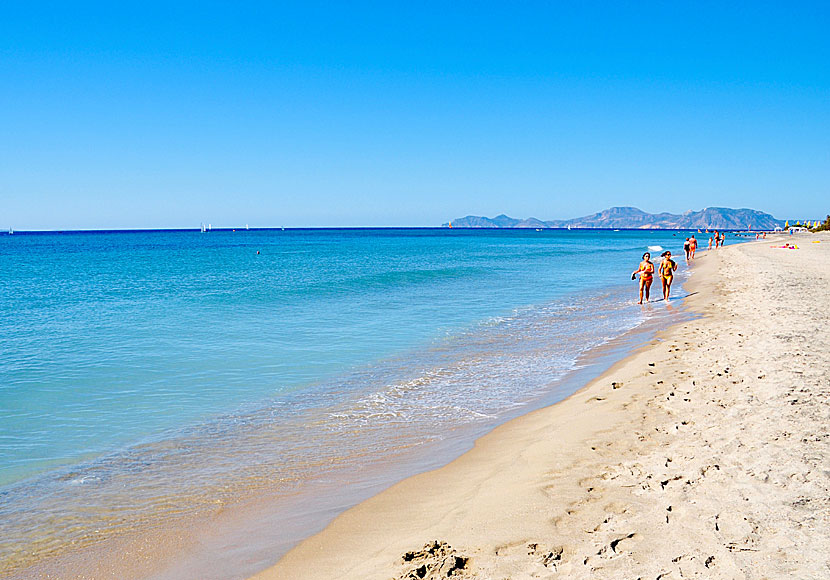 Helona beach väster om Kardamena på Kos.