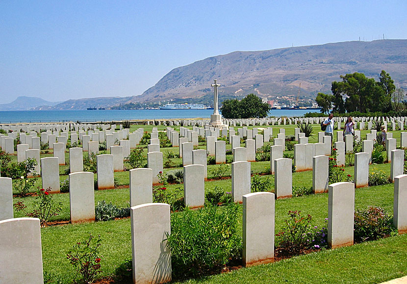 Gravarna på de allierades kyrkogård